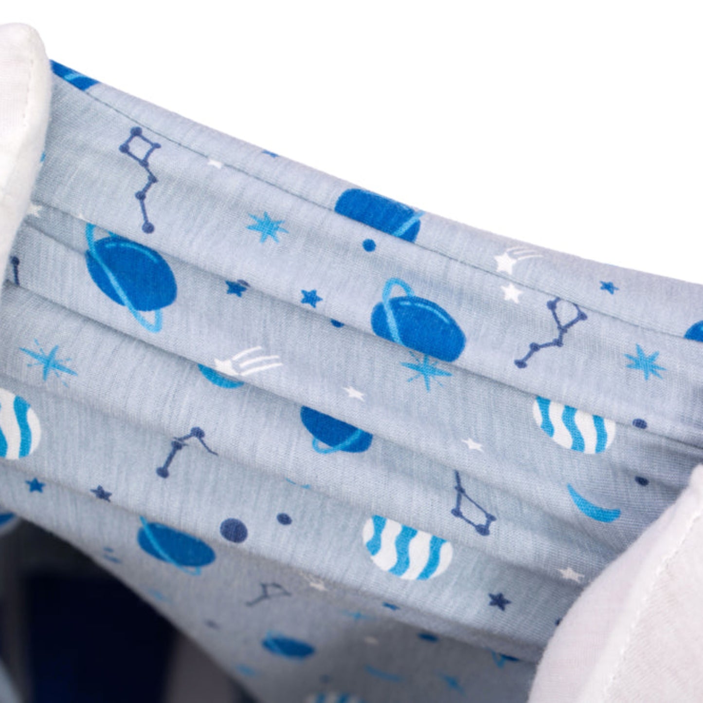 Material for Dog Recovery Suit on white background
