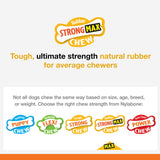 Nylabone Rubber Flavour Frenzy Bacon Cheeseburger - Average Chewer