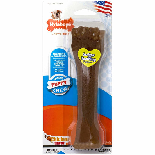 Nylabone Puppy Chew Teething Bone - Medium & Large Pups