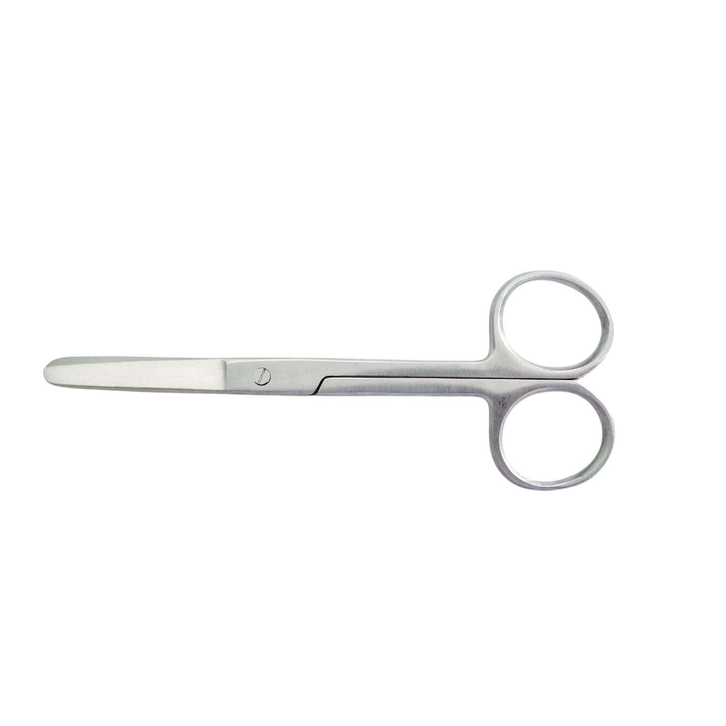 Scissors blunt blunt curved on a white background