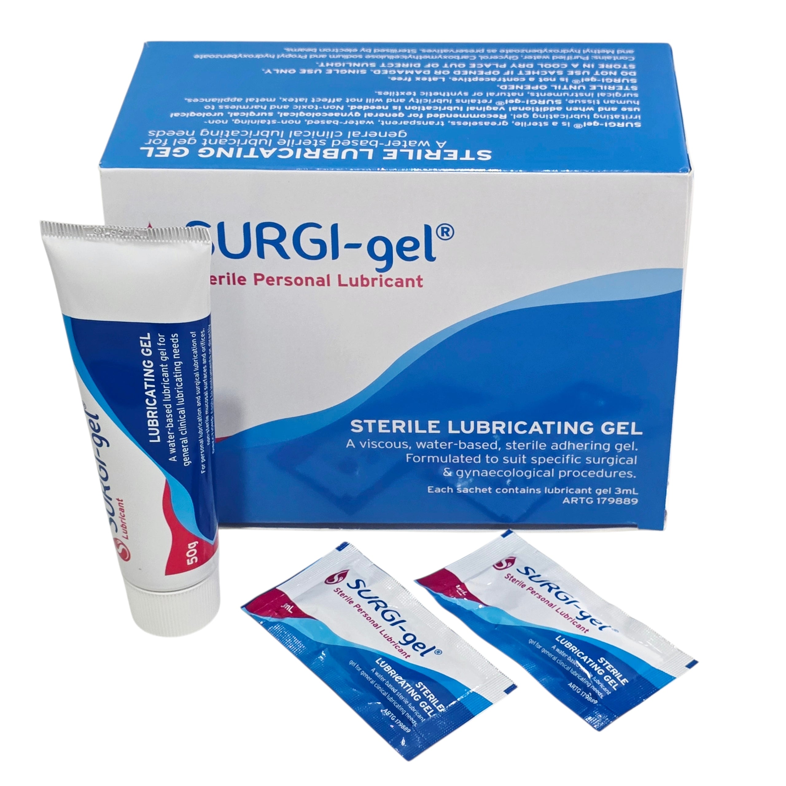 Surgi-gel Sterile Lubricant (3ml & 50g) | Oz Fur Kids Surgi-gel Sterile Lubricant (3ml & 50g) | Oz Fur Kids
