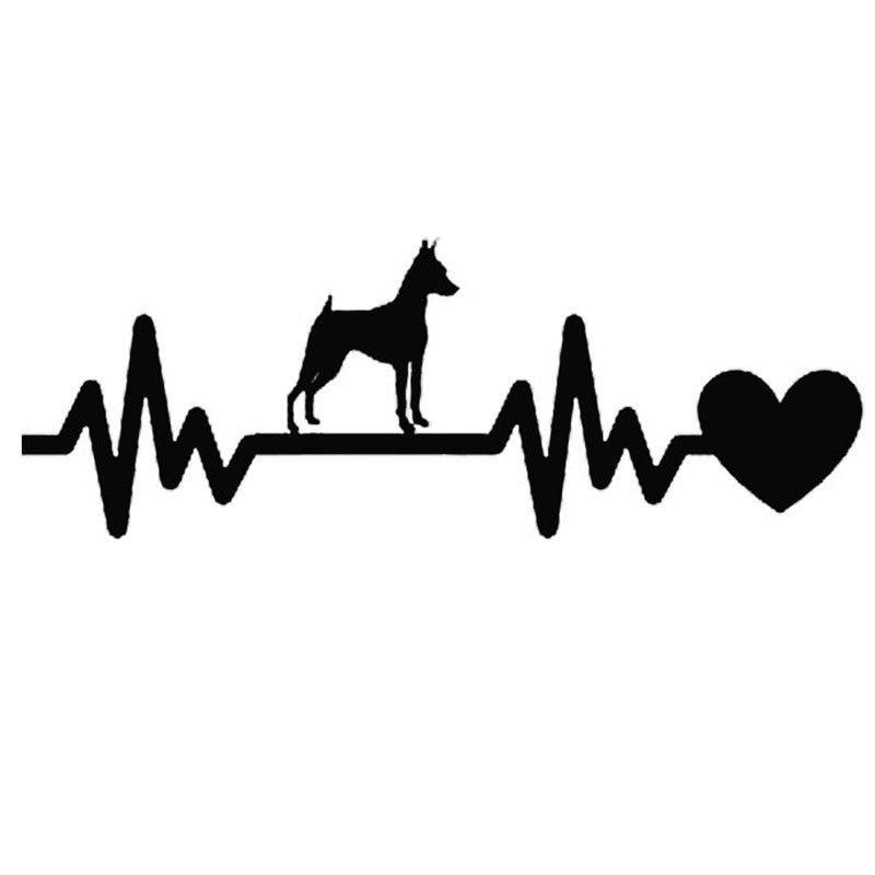 Dog Stickers and Decals - Breeds M to Z