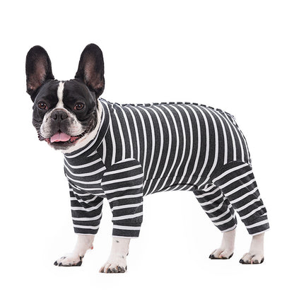 Dog Recovery Suit 3/4 Leg - Button Up