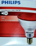 Phillips 5000h Infrared Heat Lamp Globe - 100W or 175W