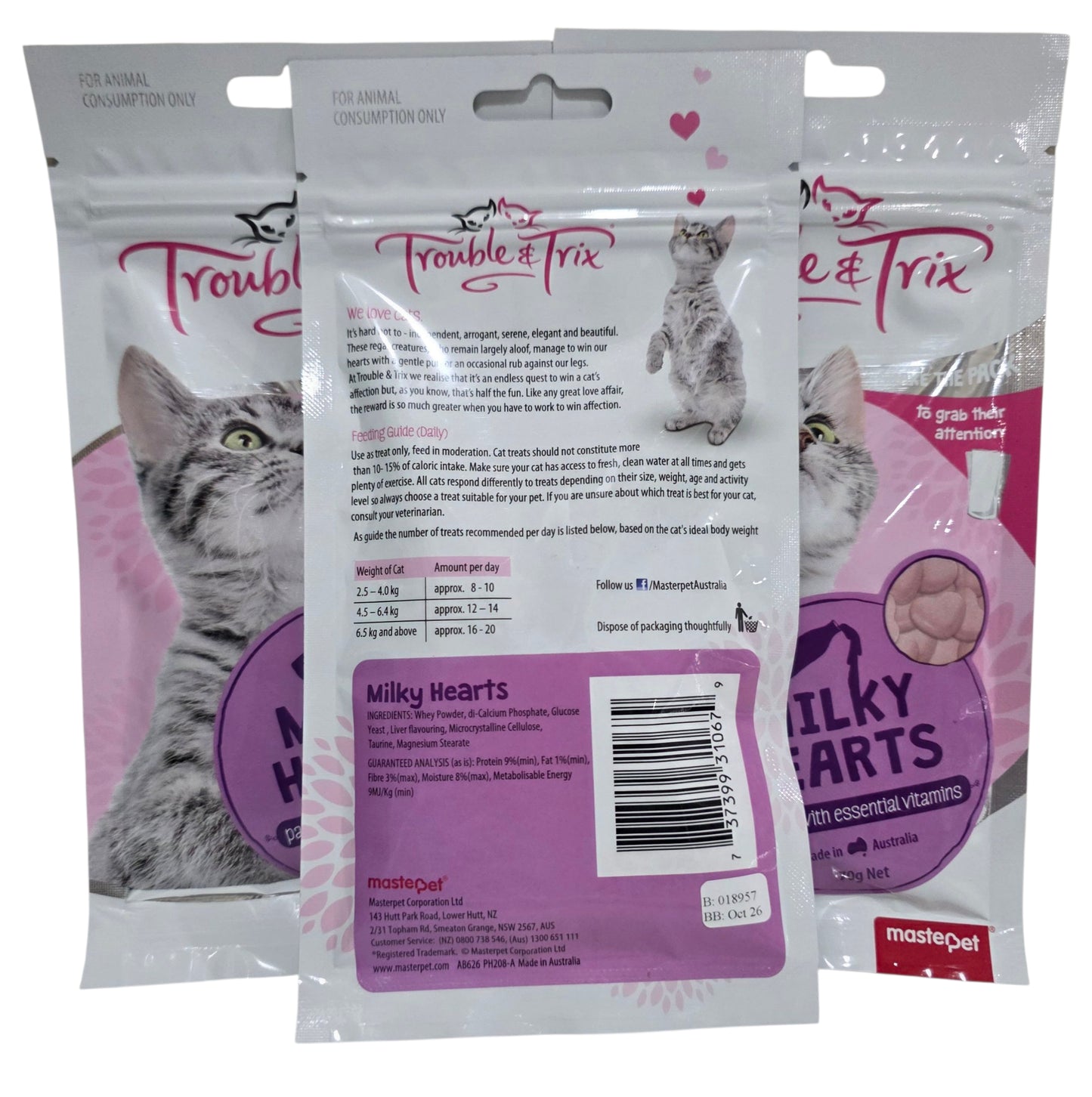 Trouble & Trix Milky Hearts