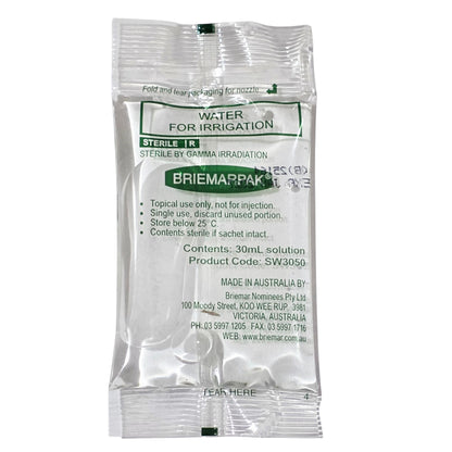 Water for Irrigation 30mL Sachet