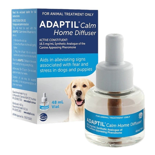 Adaptil Calm Home Diffuser Refill with packaging on a white background