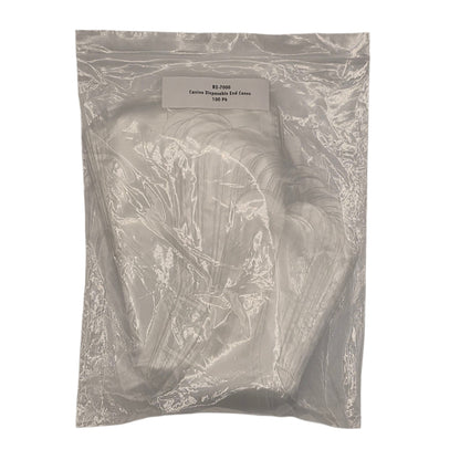 Bag of 100 Semen Collection Sheaths on White Background