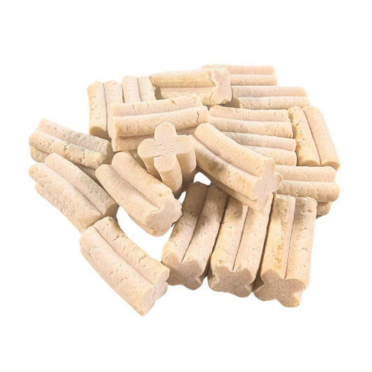 Hufs & Toke Milk Crunchies with Cheese on a white background
