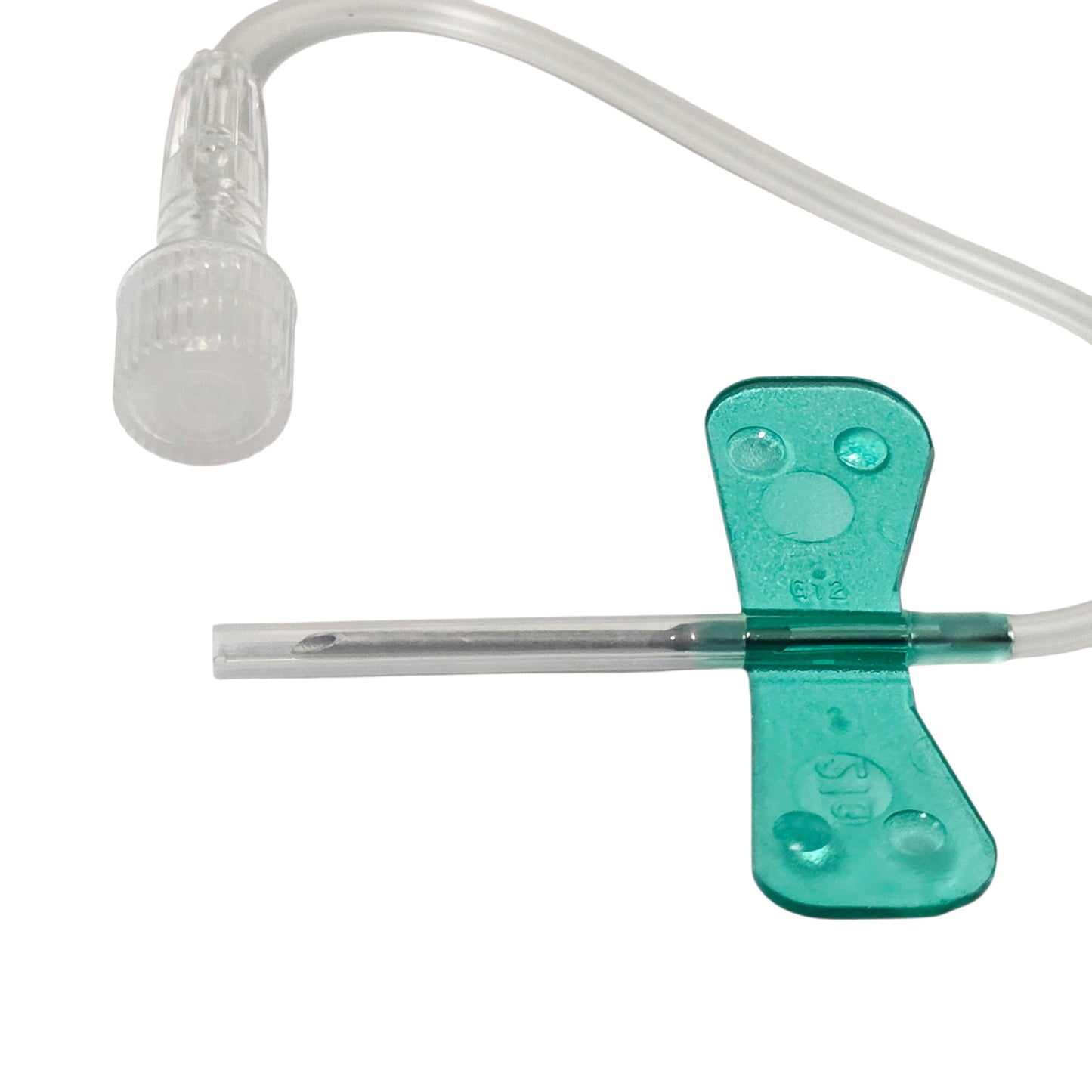 Capped Sterile Packaging Terumo Surflo Winged Infusion Set on a white background