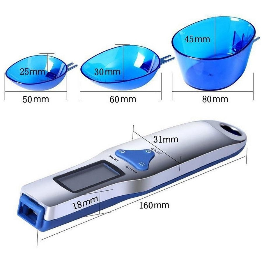 Digital Spoon Scale Dimensions on a white background