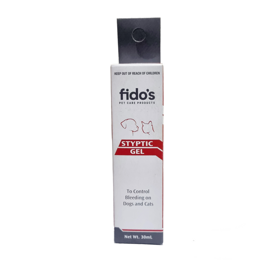 Fido's Styptic Gel on a white background