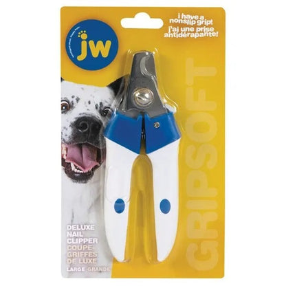 Dog nail clipper Large with JW branding on a yellow package