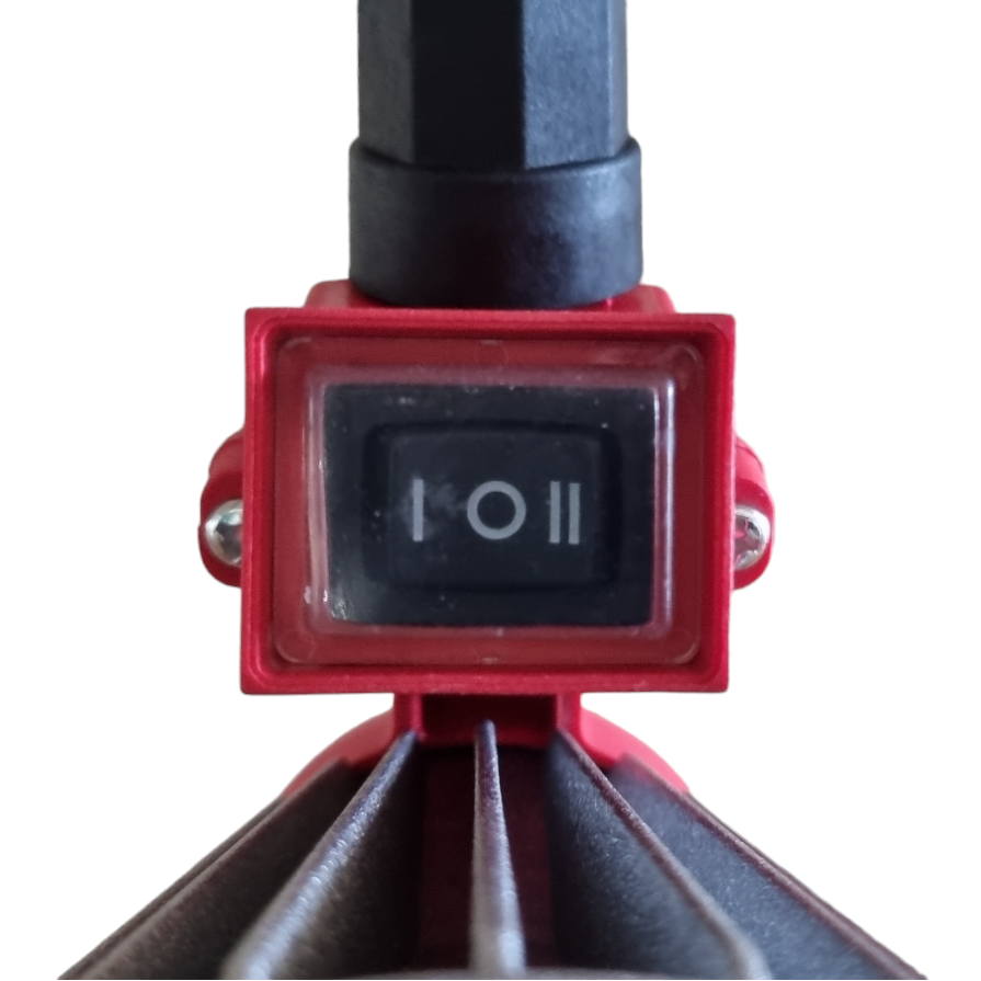 Interheat heat lamp with Two Heat Settings on a white background