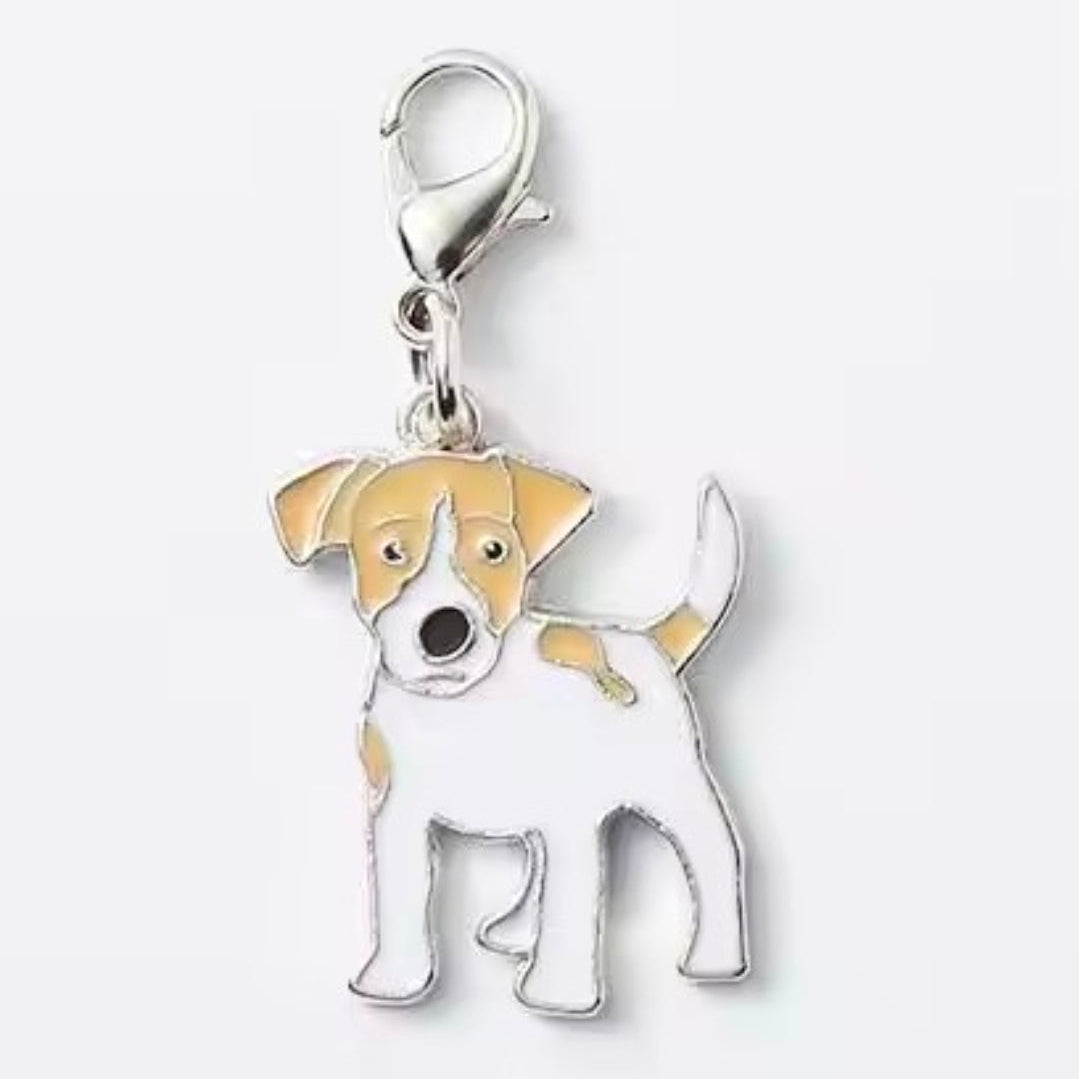 Jack Russell Key Tag on white background
