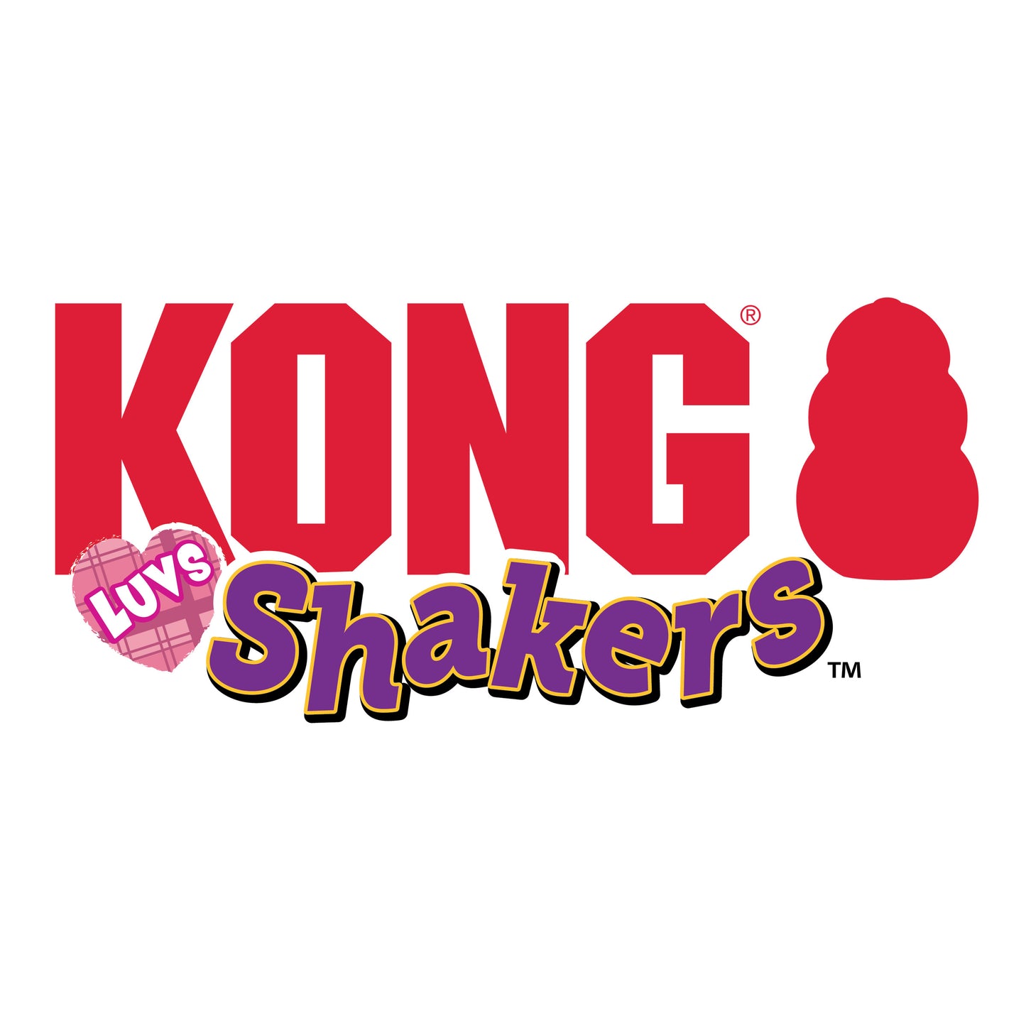 KONG Shakers Luvs Advert on on a white background