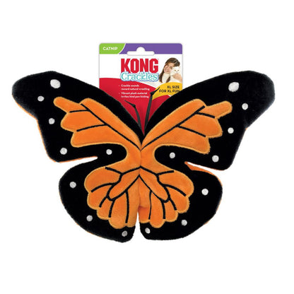 Butterfly-shaped toy with KONG branding on a white background
