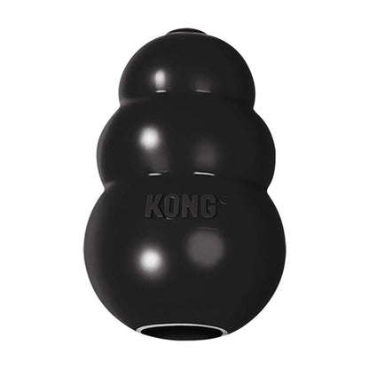 Black KONG  Extreme dog toy on a white background