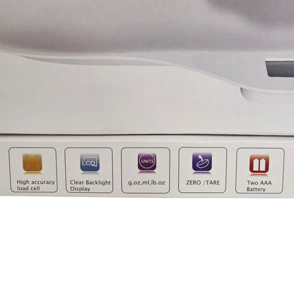 Large pet tray scale features 