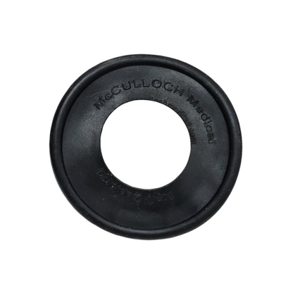 A black McCulloch One Puff Brachycephalic Membrane with the brand name 'McCulloch' embossed on it.