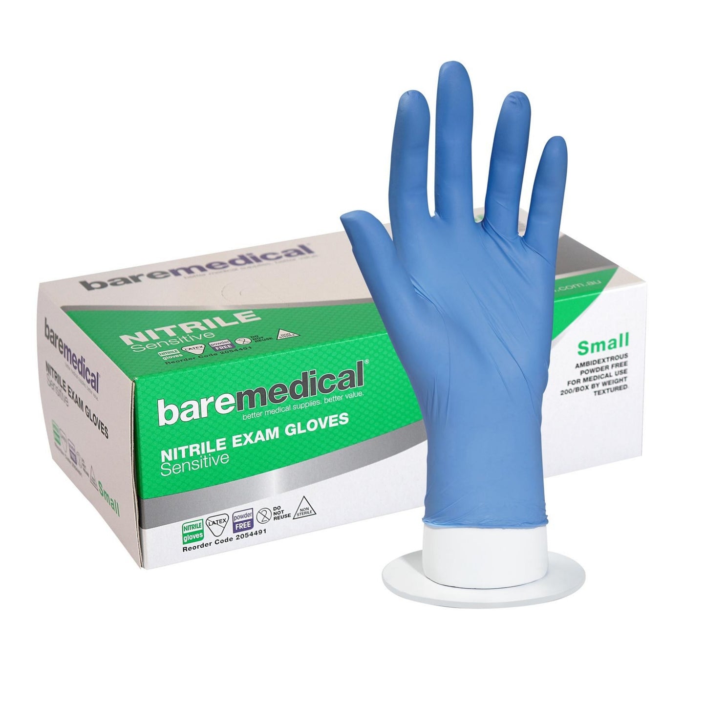 Latex Free Powder Free Semen Safe Nitrile Gloves - XS to XL