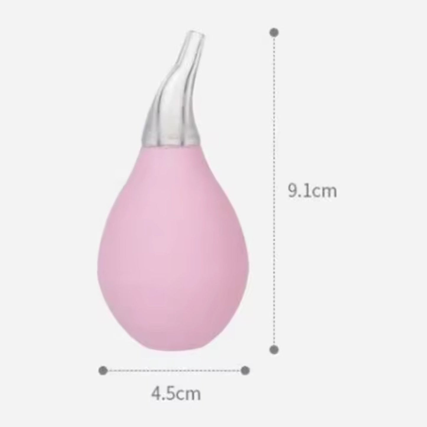 Pink Nose & Throat Bulb Aspiratoron a white background