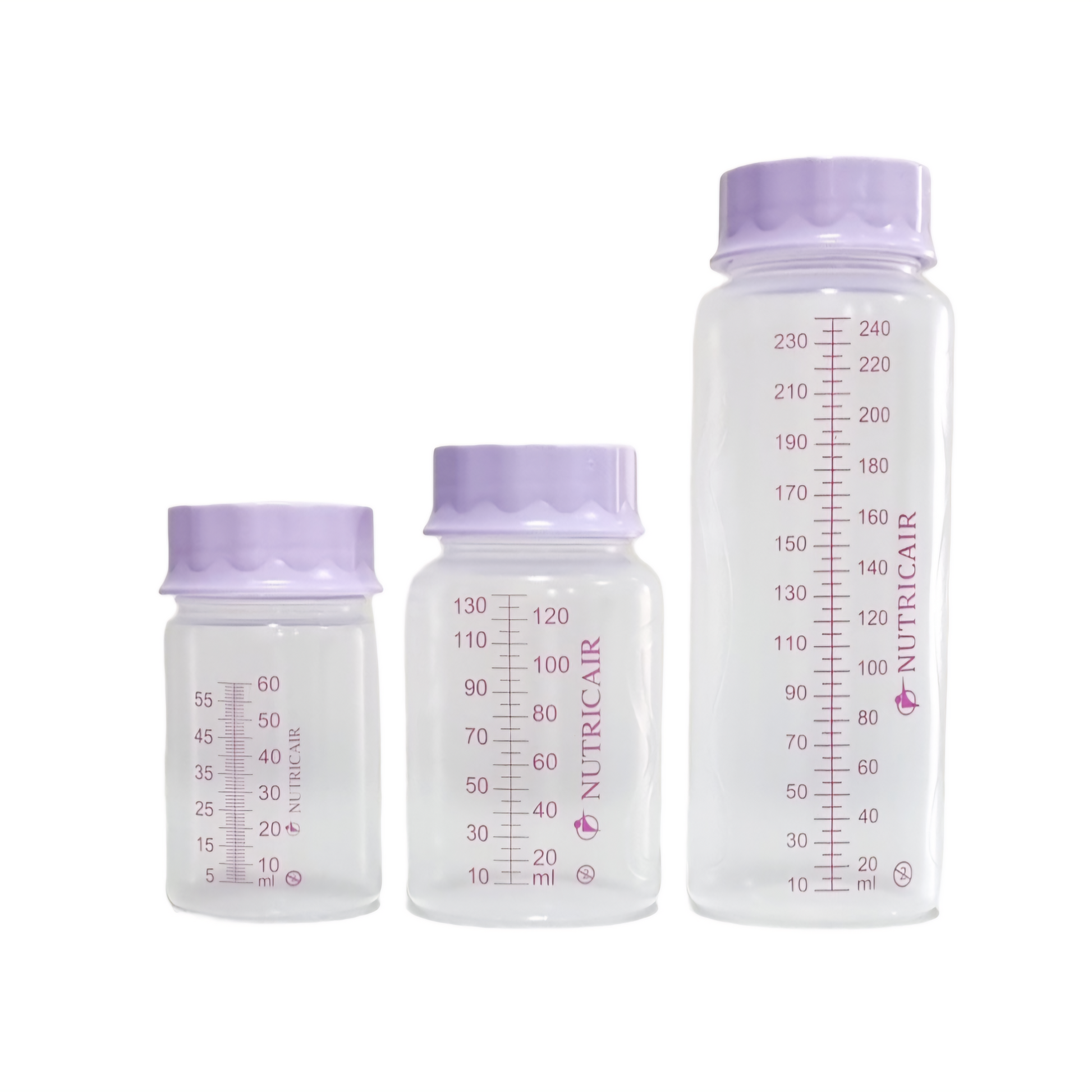 Nutricair Bottles on a white backround