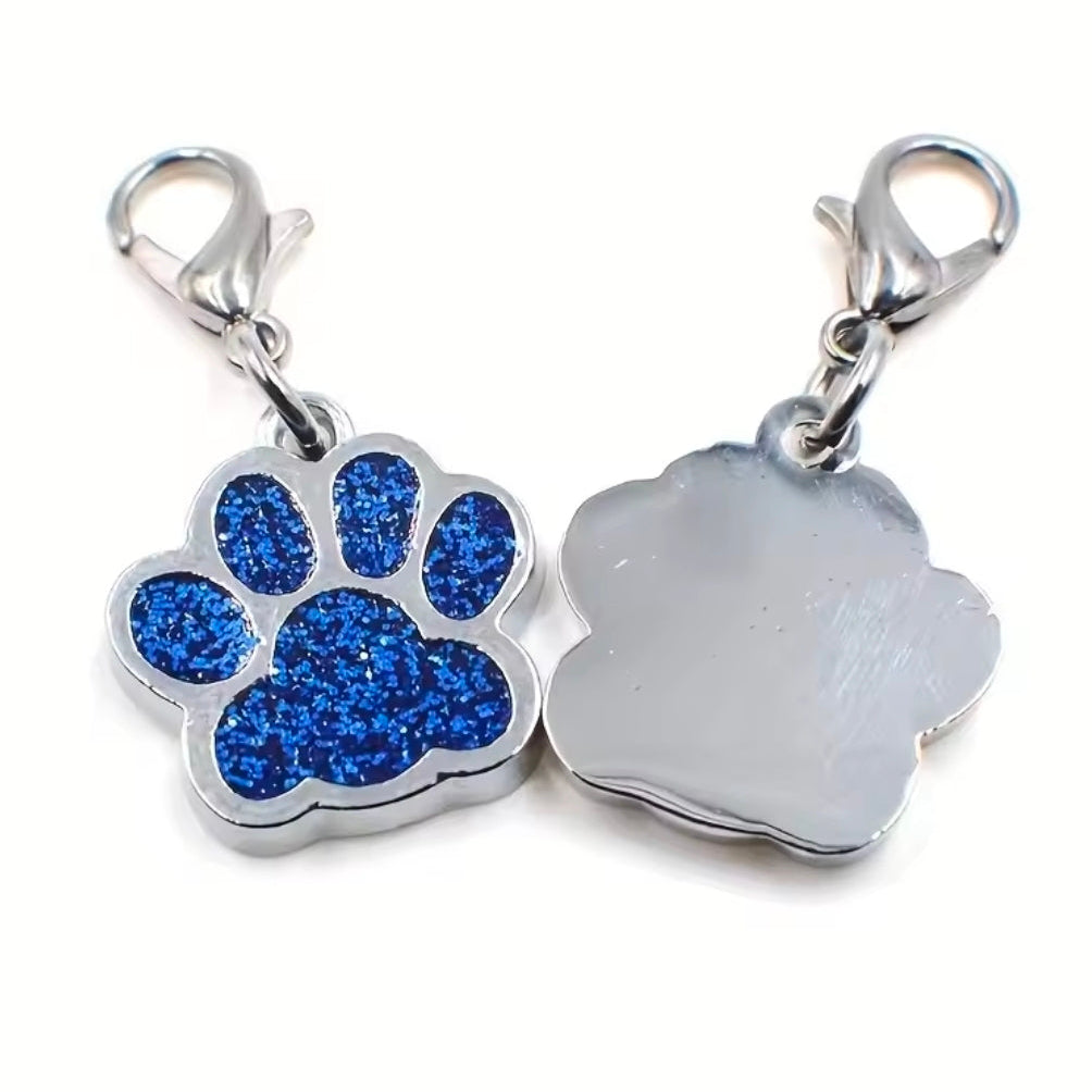 Paw Key Tag on white background