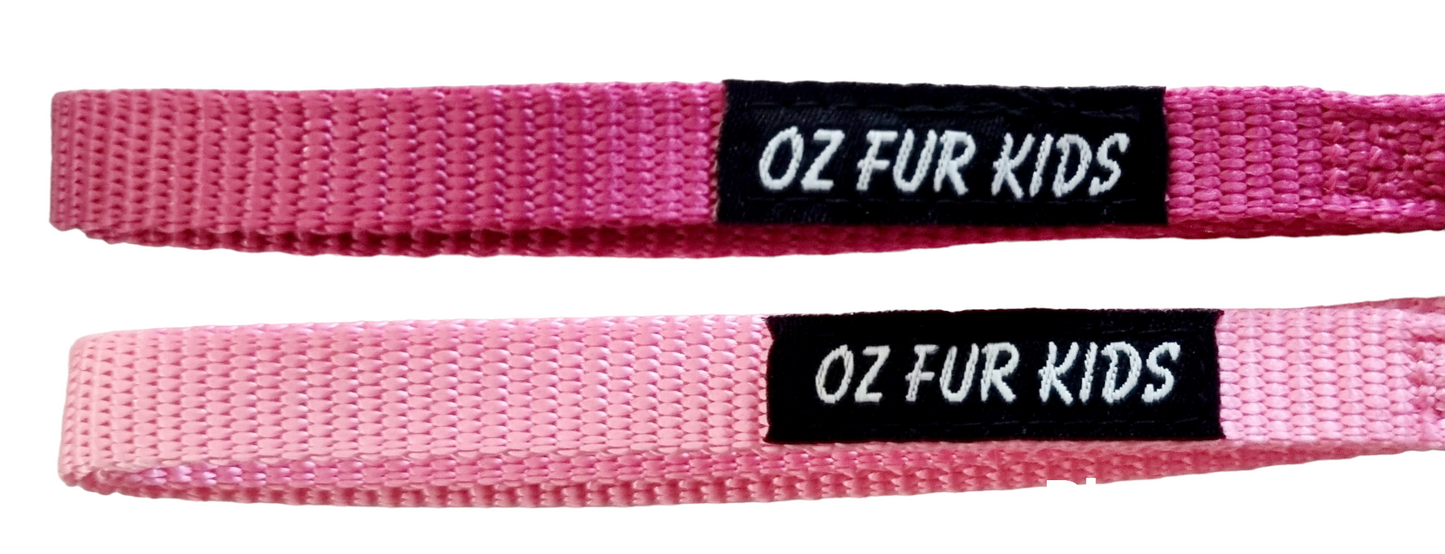 Puppy ID Collars Solid Colours - Puppy Paws Clip with Optional Leads