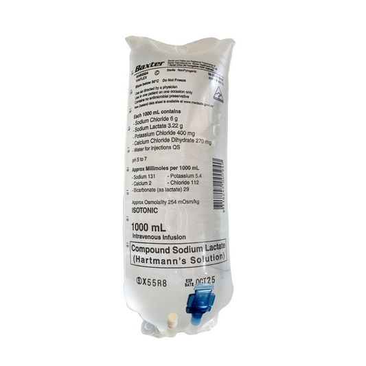 Hartmans - Lactated Ringers Solution 500mL or 1000mL