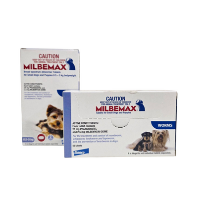Milbemax Allwormer for Small Dogs and Puppies