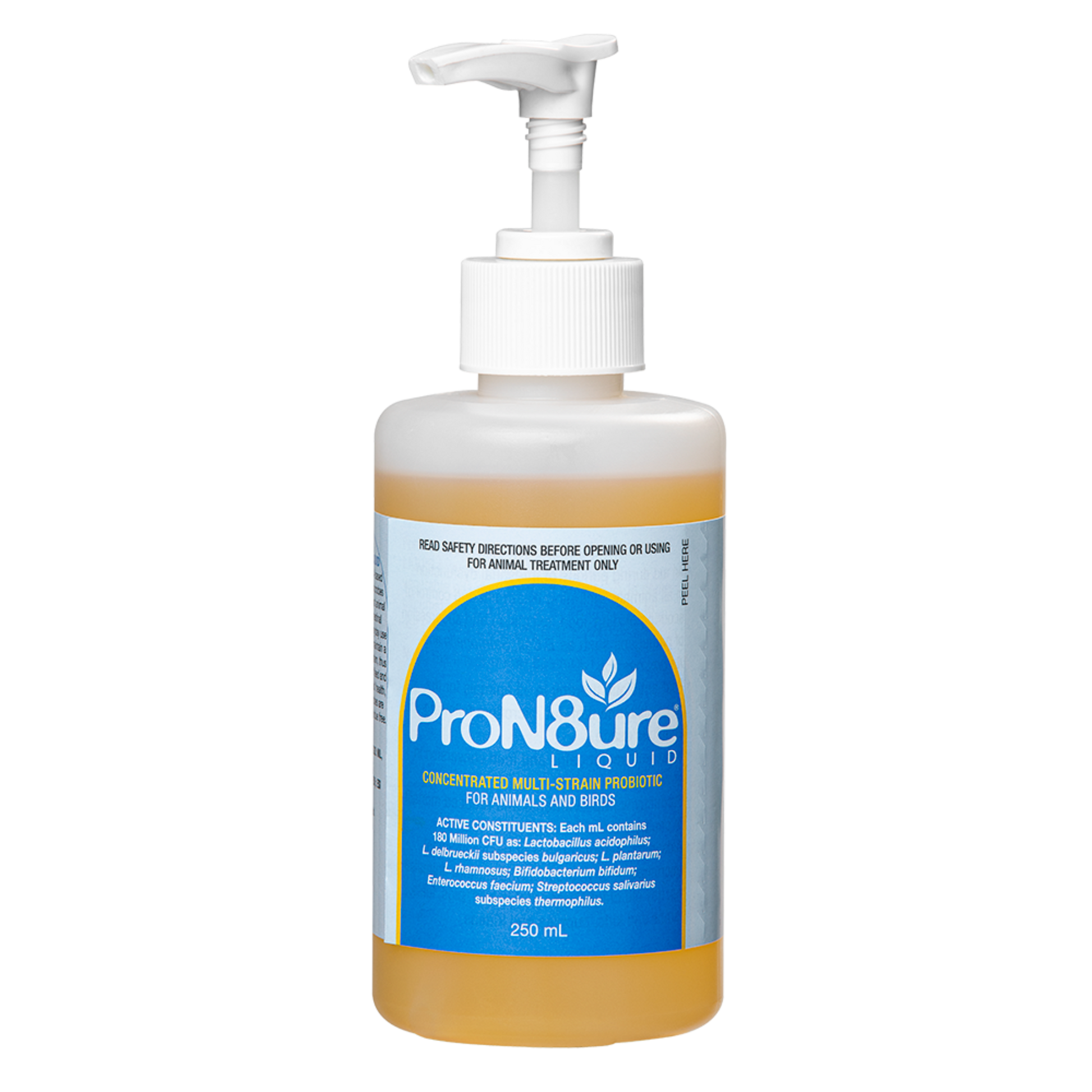 ProN8ure liquid bottle with pump on a white background