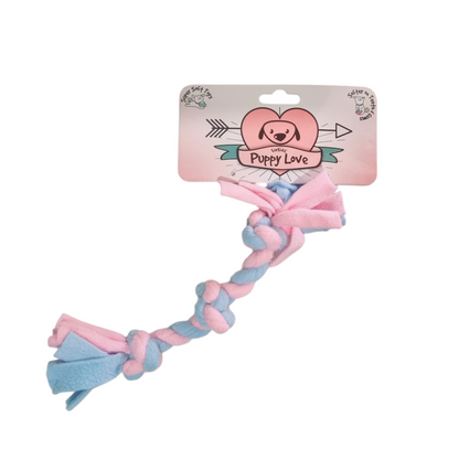 Puppy Love Fleece Toy
Tripple Knot on a white background