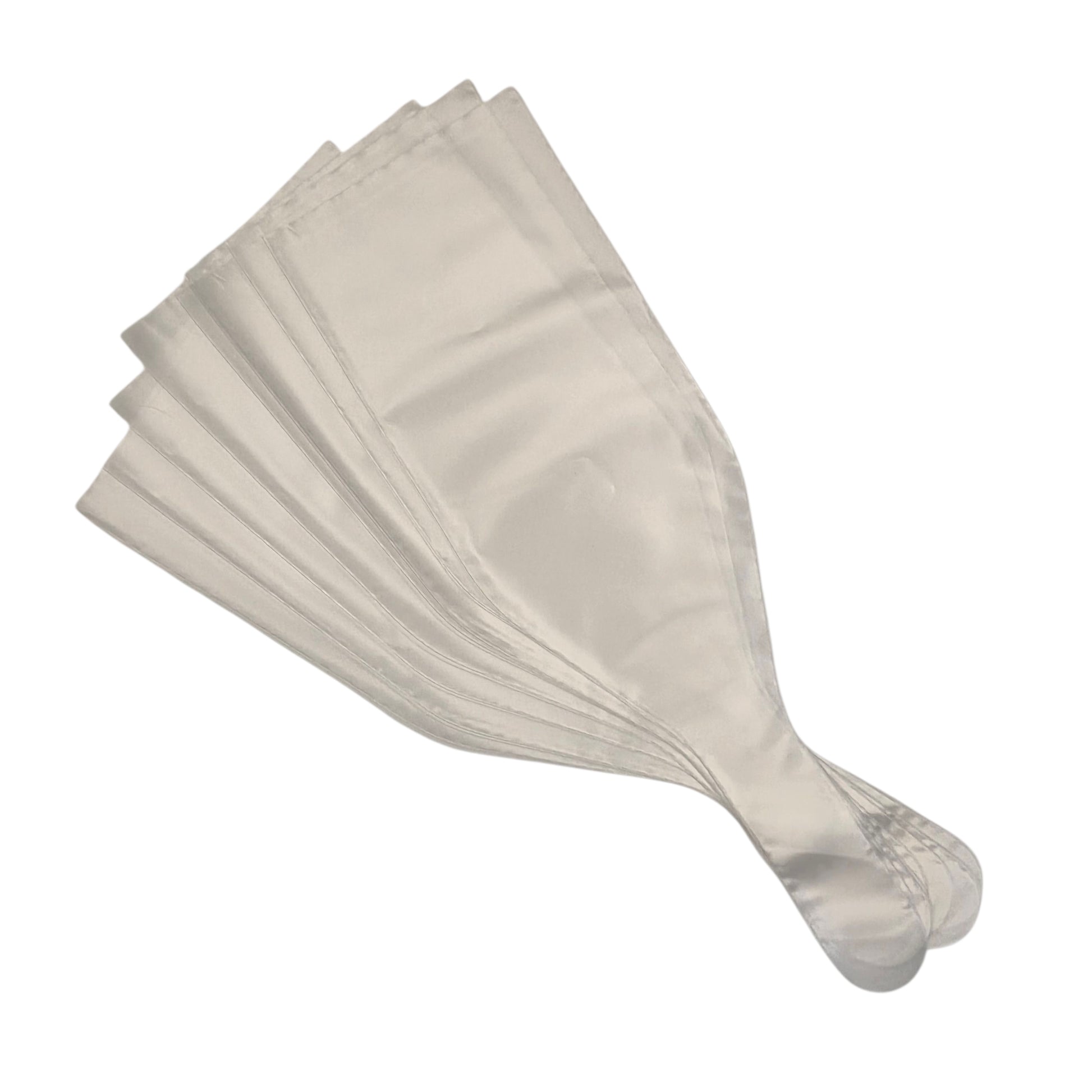 Set of 10 Semen Collection Sheaths on a white background