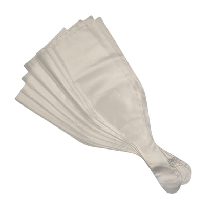 Set of 10 Semen Collection Sheaths on a white background