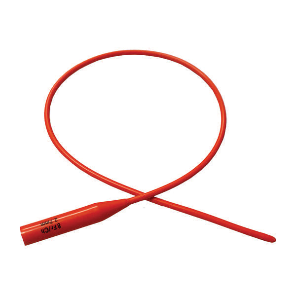 Soft Rubber Feeding Tube on a white background