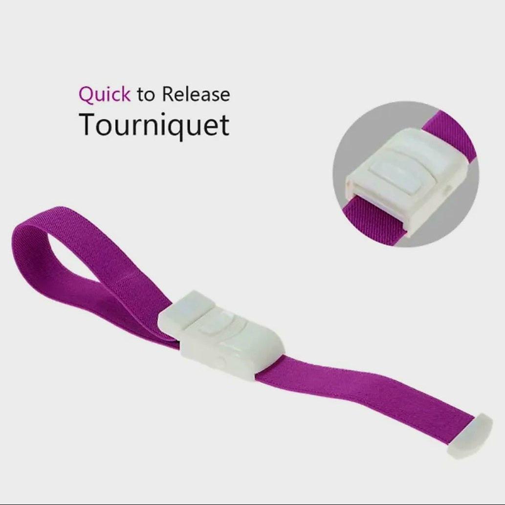 Quick release Tourniquet on a white background
