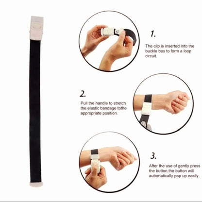 Tourniquet instructions on a white background