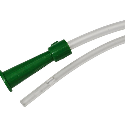 Tubes on DeLee Mucus Extractor on a plain white background.