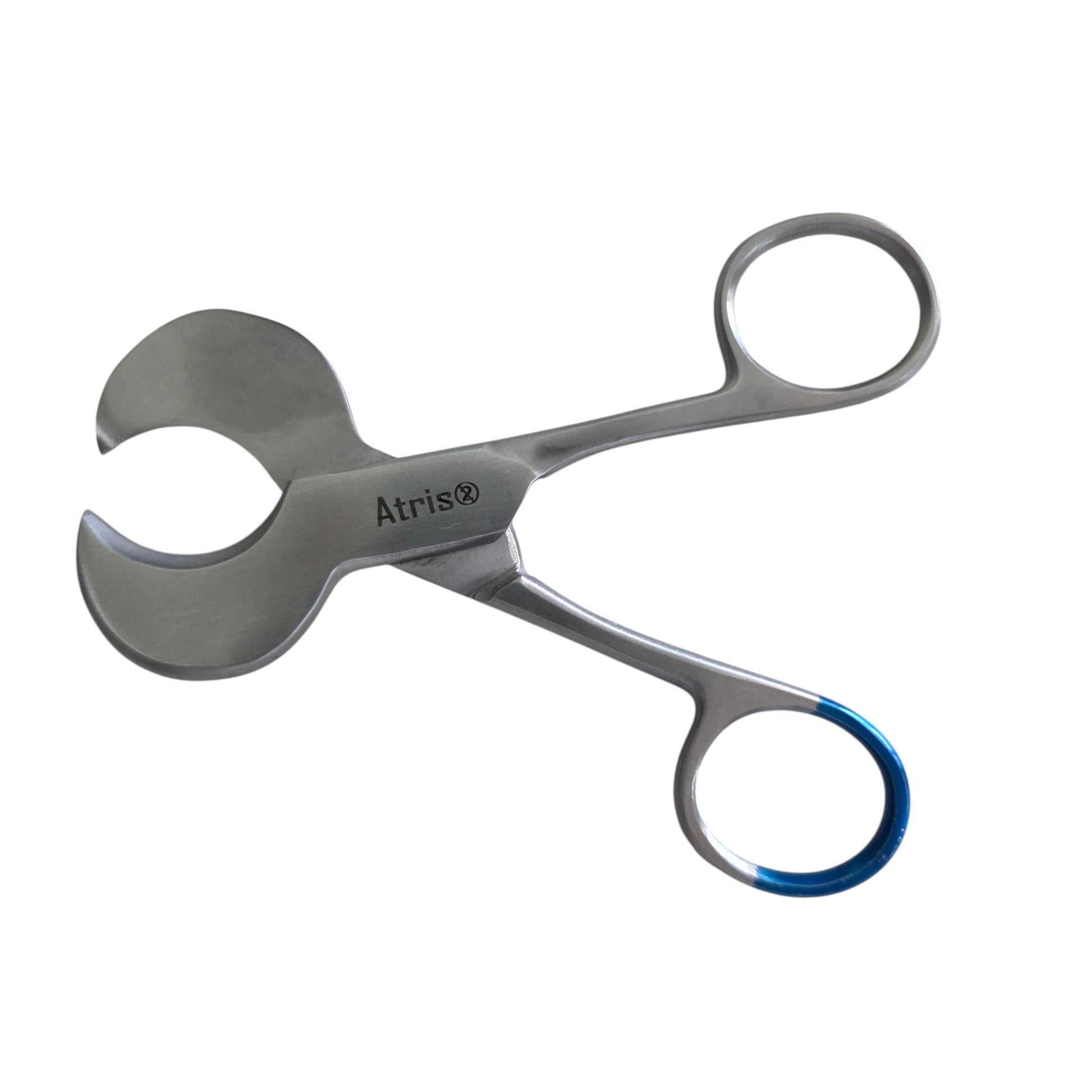 Pair of Umbilical Cord Scissors with 'Atris' branding on a white background