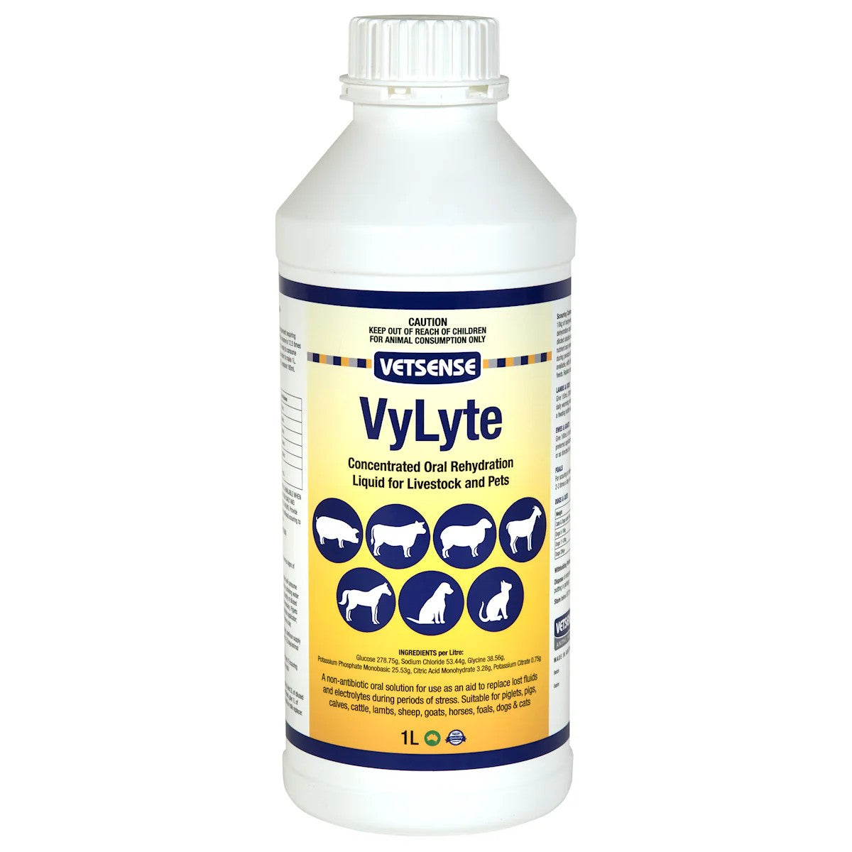 Vetsense VyLyte 250mL or 1 Litre