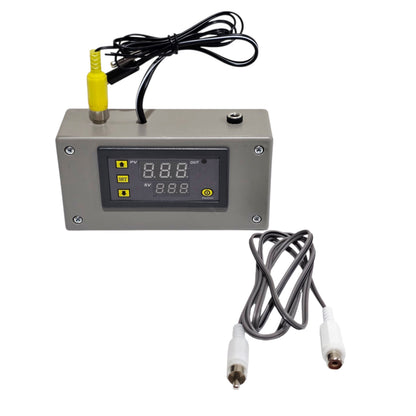 Warm.A.Pet Sensor Probe Extension Cable for Precision Temperature Control Unit next to each other