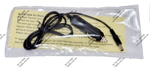 In-Car Lead for Warm A Pet Heat Pads