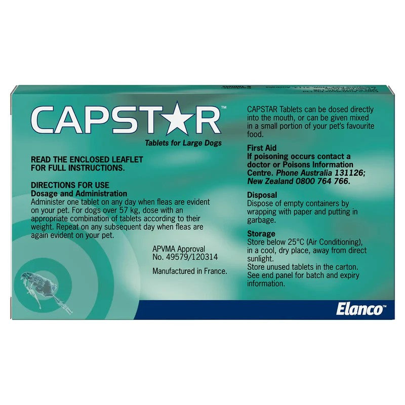 Capstar Flea Treatment for Large Dogs