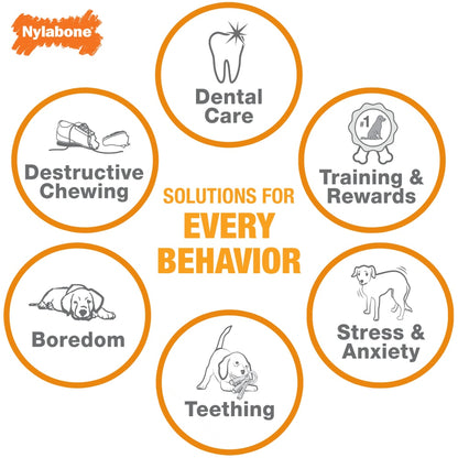 Nylabone Power Chew Peanut Butter - Regular, Wolf, Giant & Souper