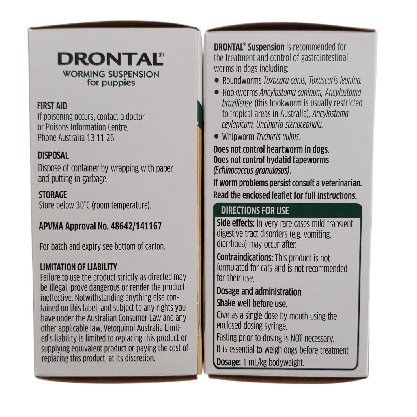 Drontal Puppy Worming Suspension 30mL