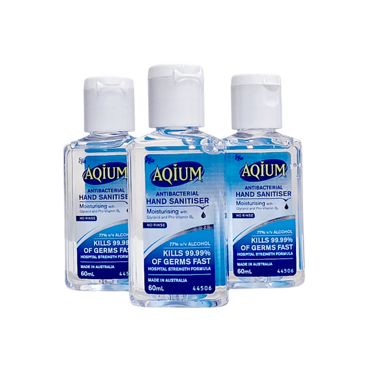 Aqium Antibacterial Hand Sanitiser 60mL