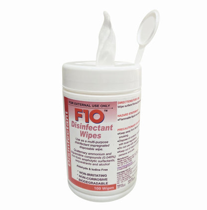 F10 Disinfectant Wipes