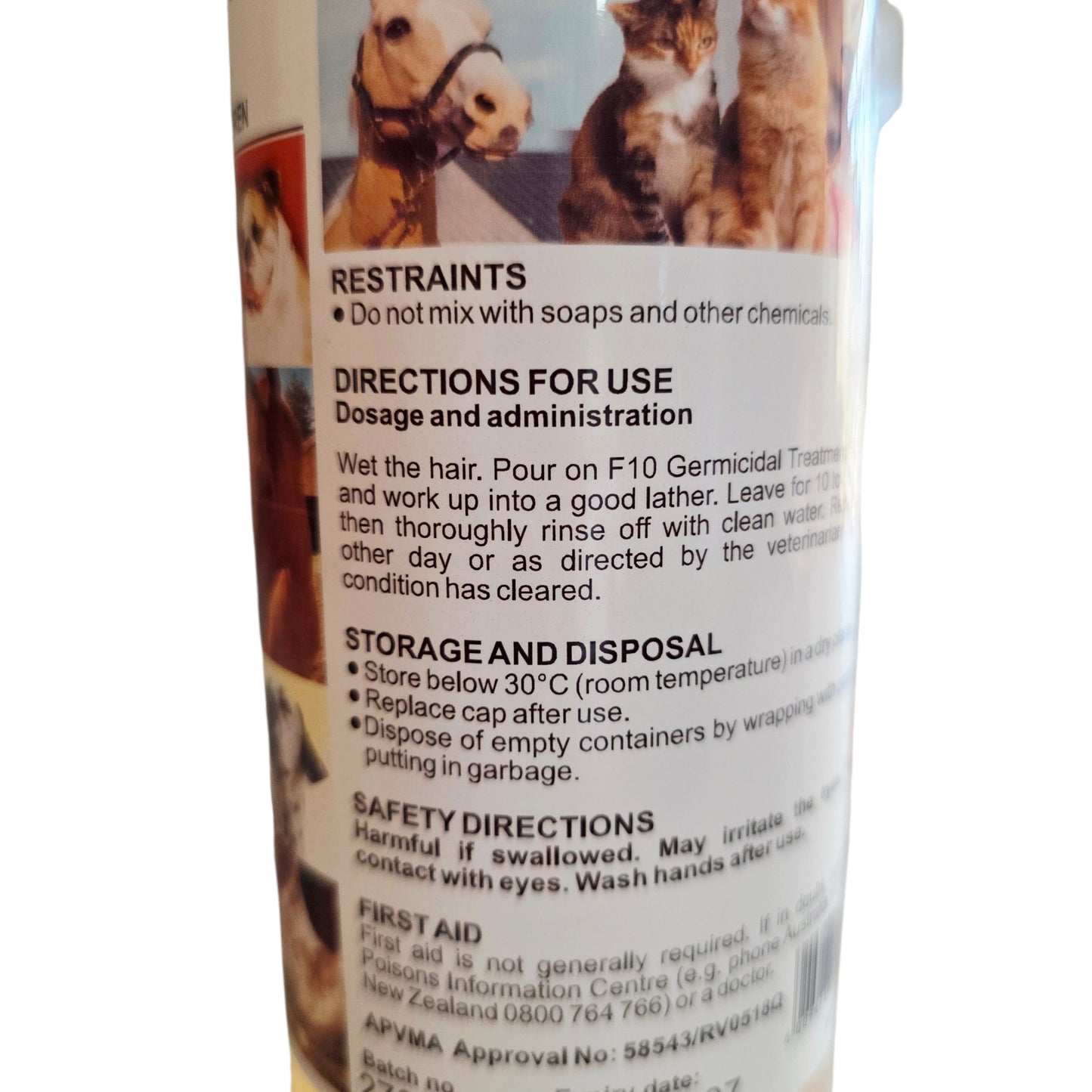 F10 Germicidal Treatment Shampoo