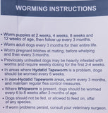 Canine All Wormer 10kg Worming Tablet